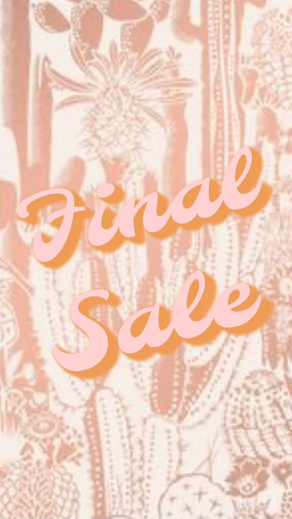 FINAL SALE