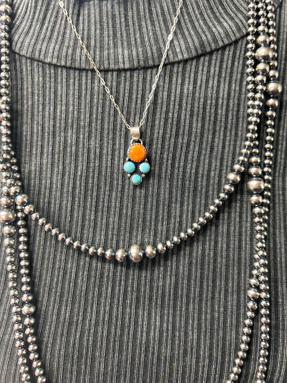 Marigold Necklace (Spiny X Turquoise)