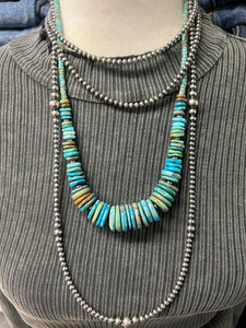 Turquoise Chunk Necklace