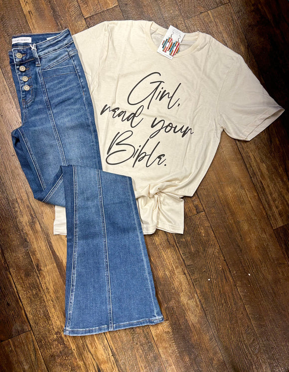 Girl Read Your Bible Tee*