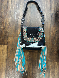 Myra Winston Vally Tooled Hand Bag 944