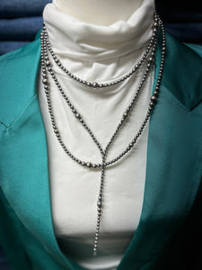 Multi Lariat Navajo Pearl Necklace